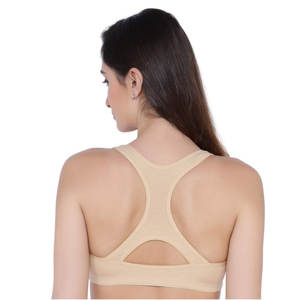 Soutien-gorge de sport pour femmes le plus vendu soutien-gorge de fitness solide respirant de style simple pour la course à pied en vente en gros - Product Image 5