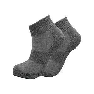 Women's Gray Terry Cotton & Bamboo Fiber Slip-On Breathable Daily Use <b>Slippers</b> - Product Image 1