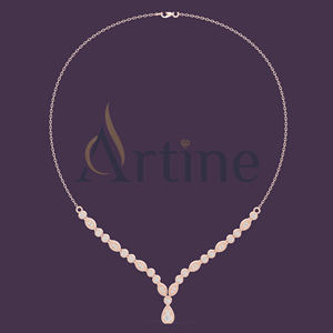 Fashion Collarbone Chain Full of Diamond Accessories <b>Necklace</b> Jewelry Set - Product Image 1