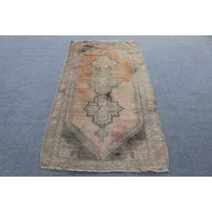 Tapis turc 3,3 x 6,1 pieds, tapis d'appoint vintage, tapis oriental marron - Product Image 1