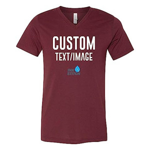 Bella Canvas V Neck Tri-blend T-shirts Usine Fabrication T-shirts pour hommes - Product Image 1