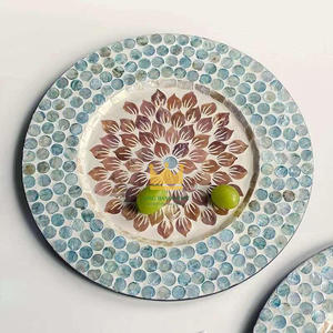 Precio barato nácar redondo ecológico 10mm de espesor 330mm de diámetro Mantel Individual para decoración de fiesta en casa y platos - Product Image 4