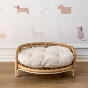 Rattan Cat <b>Bed</b> | Natural Rattan Handmade Pet Lounger for Indoor Use - Product Image 2