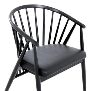 Silla de comedor con listones traseros Carson, muebles con acabado de roble natural negro, teca, caoba, Suar 2110135 - Product Image 4