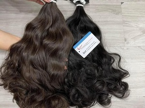 Extensions de cheveux en kératine de qualité supérieure, pointe plate, couleur naturelle, ondulées, haute qualité, meilleur prix de Thanh an Hair - Product Image 6