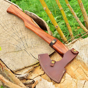 Haches en acier Damas personnalisées avec une tête en acier à motif élégant et une poignée confortable, haches en acier Damas haut de gamme - Product Image 5