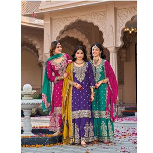 Costume traditionnel pakistanais Salwar Kameez de qualité standard avec ensemble Dupatta pour la collection nuptiale disponible à des prix de gros - Product Image 1