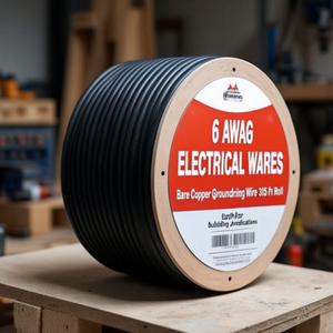 Fil de terre en cuivre nu 6 AWG, rouleau de 315 pieds pour applications de mise à la terre des bâtiments et automobiles - Product Image 3