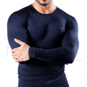 Vêtements de course à séchage rapide de style actuel, chemises de compression confortables de haute qualité en élasthanne/polyester à manches longues, vêtements Tellus - Product Image 1