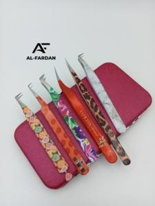 Pinzas de pestañas japonesas de acero inoxidable personalizables Crea tu propio recubrimiento de papel Pinzas de extensión de pestañas de etiqueta privada Oferta - Product Image 4