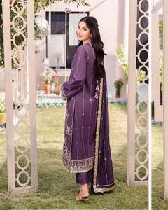 Vêtements afghans traditionnels personnalisés du fabricant Salwar Kameez en soie élégante 576 pièces à vendre - Product Image 1