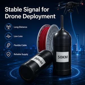 Cable de Fibra Óptica G657A2 para Drones, 5KM 10KM 15KM 20KM 25KM 30KM 40KM 50KM 60KM, para Señales de Larga Distancia en FPV y UAV - Product Image 3