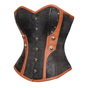Corsé de Cuero para Mujer de Tallas Grandes, Último Diseño de Moda, Transpirable, Control Medio, Venta al por Mayor, Cómodo para Controlar la Cintura - Product Image 1