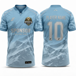 ชุดฟุตบอลสั่งทำจากโรงงานโดยตรง เสื้อฟุตบอลระบายอากาศได้ดี ผ้าโพลีเอสเตอร์คุณภาพพรีเมียม ชุดทีม OEM ผลิตตามสั่ง - Product Image 3