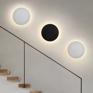 Lámpara de Pared LED Redonda Moderna de 9W IP65 3000K/4200K/6500K SMD2835, Iluminación Decorativa para el Hogar, Lámpara de Pared para Dormitorio, Interior, Venta al por Mayor - Product Image 5
