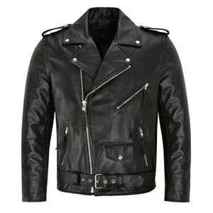 Custom Designed Men's Winter Motorcycle Jacket Warm PU Leather Outwear with Stand Collar and Multi-Pockets - Product Image 3
