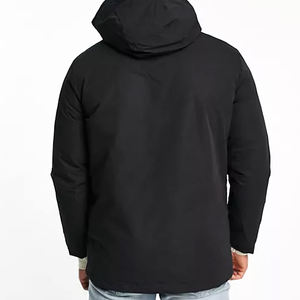 Chaqueta parka de calidad de fabricación, con capucha desmontable, chaqueta para hombre, resistente al viento, cálida, chaquetas parka de verano para hombre - Product Image 5