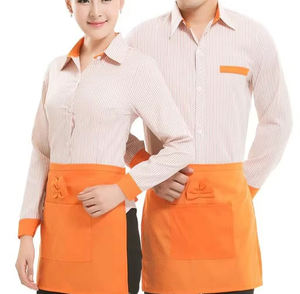 Uniformes de restaurante de camarera de recepcionistas de uso a largo plazo de marca de etiquetado privado más vendidos para ropa de trabajo de personal masculino y femenino - Product Image 4