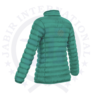 Winter Products Veste matelassée épaisse et ample unisexe pour hommes et femmes Impression de logo personnalisée - Product Image 3