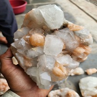 Vente en gros de spécimen de cristal de roche naturel minéraux stilbite apophyllite cluster amour agate pierre semi-précieuse artisanat