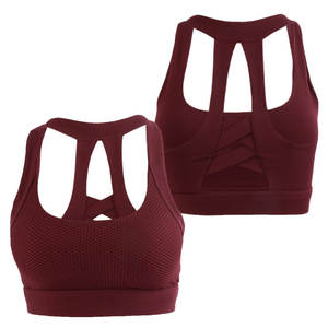 บราโยคะระบายอากาศได้ดีสำหรับเล่นยิมของผู้หญิงบราสำหรับเล่นฟิตเนสแบบปรับได้เป็นมิตรกับสิ่งแวดล้อม - Product Image 6