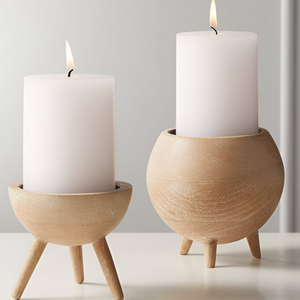 Bougie artisanale unique en bois, élégante et durable, pour Noël, mariage, décoration d'intérieur moderne, couleur personnalisable, 100% - Product Image 5