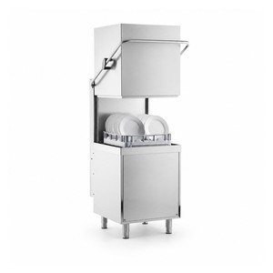 Lave-vaisselle professionnel autonome à capot en acier inoxydable, équipement de lavage de plaques, appareil électrique de nettoyage de vaisselle pour hôtel - Product Image 5
