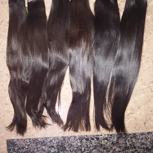 Cutícula completa sin productos químicos tratados Natural pelo remy indio recto