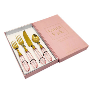 Hot bán thép <span class=keywords><strong>Flatware</strong></span> Set tre xử lý New Arrival đánh bóng cao thép không gỉ <span class=keywords><strong>Flatware</strong></span> dao kéo ăn tối Ware sử dụng - Product Image 2