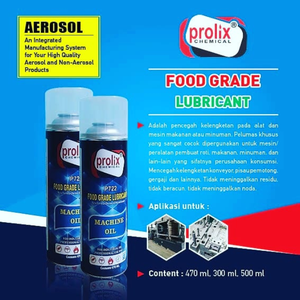 El lubricante en aerosol Prolix de grado alimenticio limpia las máquinas de la industria alimentaria, es seguro para el contacto indirecto, antirustablecimiento y resistente a altas temperaturas. - Product Image 4
