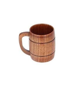 Nice Quality Wooden Mug With Handle Vintage Looking Handmade <b>Product</b> Custom Logo Natural Wood Viking Drinking Wood Mug - Product Image 6