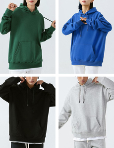 Sudadera con Capucha de Invierno Extra Grande 100% Algodón, con Impresión Digital Personalizada, Sudadera Cálida al por Mayor - Product Image 4