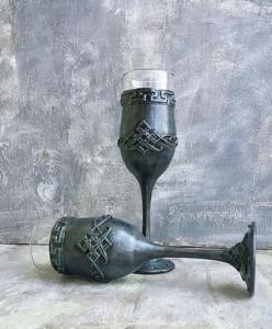 Accessoires de cuisine élégants et élégants en métal et articles de salle à manger Verres à champagne Flûtes Articles à boire - Product Image 2