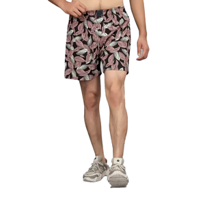 กางเกงขาสั้นผ้า2024สไตล์อินเทรนด์พิมพ์ลายกราฟิกแบบสั่งทำสำหรับผู้ชายจากบังคลาเทศ - Product Image 2