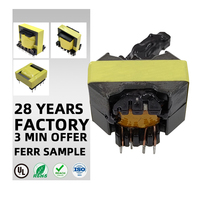 Transformador de Alta Frecuencia con Núcleo de Ferrita RM5 RM6 RM8 RM10 RM14, Bobina Fenólica, Transformador de Potencia Conmutado 12V 24V 110V 220V
