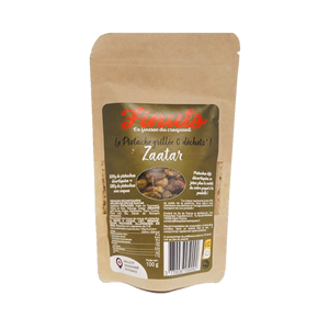 Pistachos Secos Tostados y Pelados Zaatar de Finuts, Especias Francesas Artesanales de Alta Calidad, Paquete de 500g, Sin Aceite de Palma, Sin Aditivos, Sabor Intenso - Product Image 1