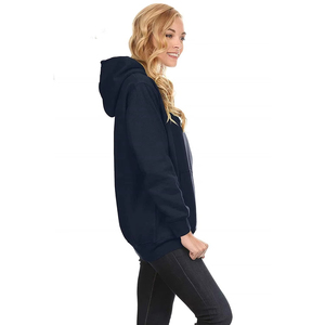 Venta al por mayor de algodón de las señoras en blanco gimnasio de manga larga Tops mujeres Sudadera con capucha de diseño de logotipo personalizado para las señoras - Product Image 4