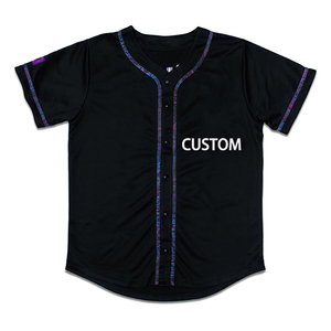Ensemble de maillots de baseball personnalisés haut de gamme avec sublimation couleur/design, en polyester durable, coutures renforcées, grandes tailles, chemise et pantalon élégants - Product Image 4