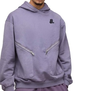 Sudaderas con capucha de ropa informal para hombre con logotipo personalizado, sudaderas con capucha teñidas lisas a precio asequible para hombre para la temporada de invierno - Product Image 5