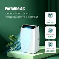 Climatiseur portable de grande taille 9000 12000 14000 BTU, climatiseur mobile 220 à 240V 50Hz R290 pour usage en magasin, à domicile et au bureau