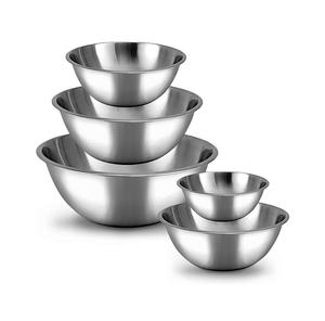 Cuenco DE SERVICIO DE ACERO INOXIDABLE para eventos de comedor de cocina en casa con material resistente al óxido con acabado de espejo para un uso duradero - Product Image 2