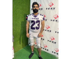 Conjuntos de Pantalones y Camisetas de Fútbol Americano de Manga Corta, Ligeros, Cómodos, Uniformes de Alta Calidad con Impresión por Sublimación - Product Image 2