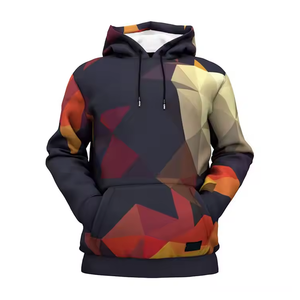 Pull-over décontracté de couleur unie à logo personnalisé à manches longues OEM Sweats à capuche Hommes Sweats à capuche avec sublimation Meilleure vente - Product Image 1