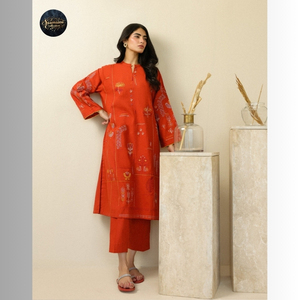 Colección Ssumaira 2025 Presenta Sahar Pret Essentials - RTW Jacquard 2 Piezas Kameez Salwar Anarkali - Product Image 3