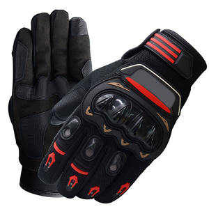 Gants de moto en cuir thermique de haute qualité pour la moto et le cyclisme, doigts entiers, respirants, imperméables, antidérapants, poignet réglable - Product Image 1