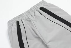 Pantalons décontractés à la mode, respirants, pour hommes, pantalons surdimensionnés, pantalons de sport, de fitness, de gym, à séchage rapide, pantalons pour hommes avec logo personnalisé - Product Image 4