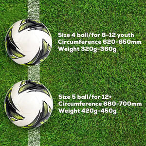 Balón de Fútbol de Primera Calidad, Talla 5/4, Termosellado y Cosido, Logotipo Personalizado, Balón de Fútbol Profesional para Entrenamiento y Partidos - Product Image 5