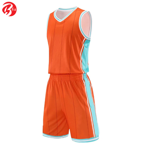 Conjuntos de uniformes de baloncesto de sublimación completa de alta calidad BSCI poliéster ropa deportiva transpirable de talla grande Compatible impreso - Product Image 2