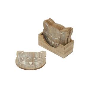 Factory Direct Sale Unique Wooden <b>Coaster</b> Irregular Design Coffee <b>Wine</b> Wooden <b>Coaster</b> for Sale Products - Product Image 3