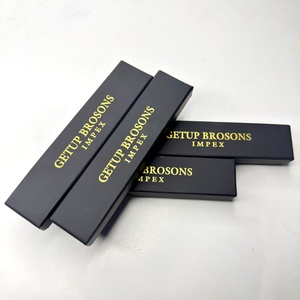 Caja Negra Personalizada de Una Sola Ranura, Reciclable, con Cierre Magnético, Interior de Espuma Segura para Pinzas, Disponible en Cada Color, Logotipo Personalizado - Product Image 3